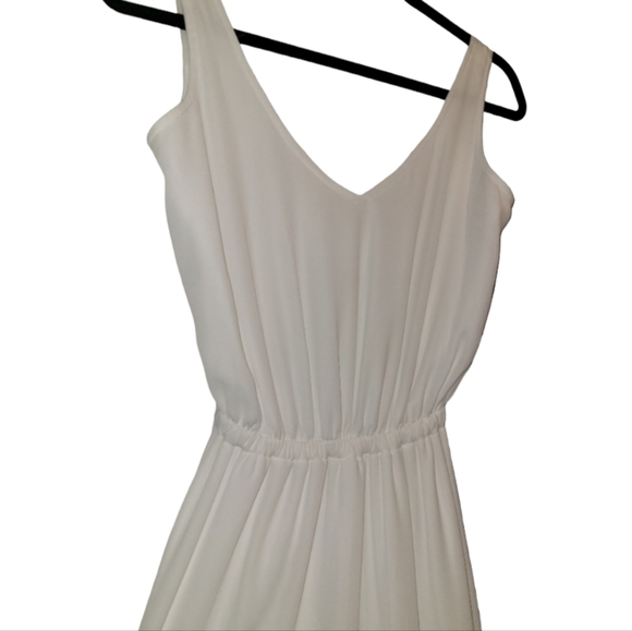 Show Me Your Mumu XXS Maxi Dress Solid White Long Length Extra Extra Small - Picture 2 of 5